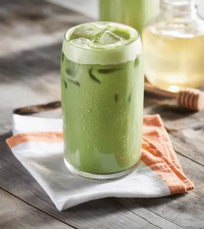 honey matcha latte